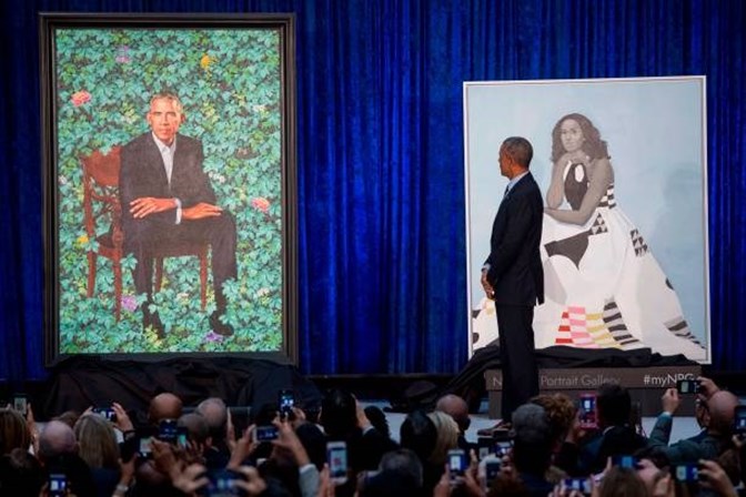 Galeria de Washington revela imagens do casal Obama